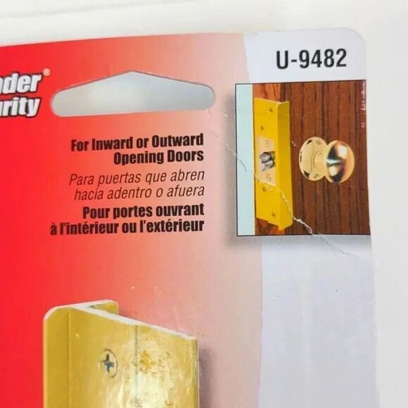 Prime-Line Latch Bolt Guard Plate Single Pack - Picture 2 of 13